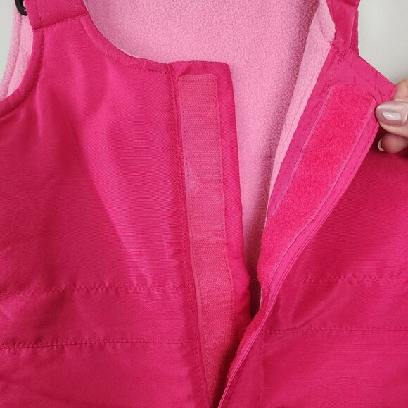 The Children's Place  sz 3T Winter Snow Ski Bib Overalls Pink - Picture 4 of 11